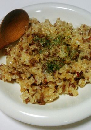 ガッツリ系！挽き肉のガーリックライス-レシピのメイン写真