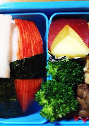 ニンニンジャー 赤ニンジャー お弁当-レシピのメイン写真