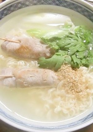 50年後のラーメン？ナッツ麺は塩ラーメン-レシピのメイン写真
