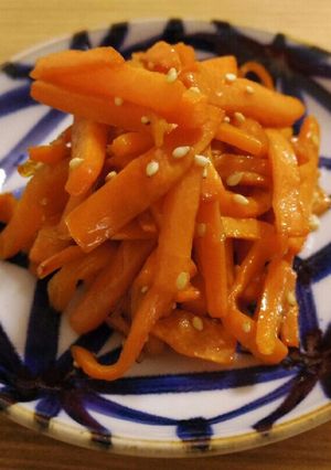 簡単！人参･油･醤油のみ！人参のきんぴら-レシピのメイン写真