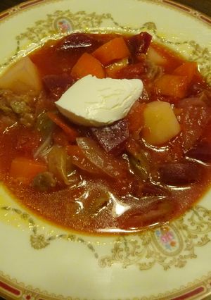 牛筋のボルシチ-レシピのメイン写真