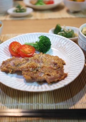 豚肉のごま味噌マヨソテー♪-レシピのメイン写真