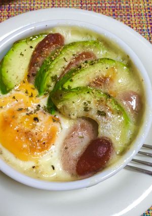 【糖質制限中】アボカド卵ココットカマン-レシピのメイン写真