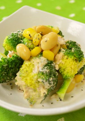 ブロッコリーと大豆のサラダ-レシピのメイン写真