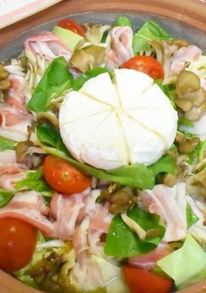 ☆茅乃舎 野菜だしのカマンベールチーズ鍋-レシピのメイン写真