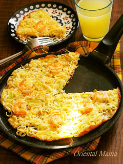 サッポロ一番塩ラーメンdeおつまみピザ-レシピのメイン写真