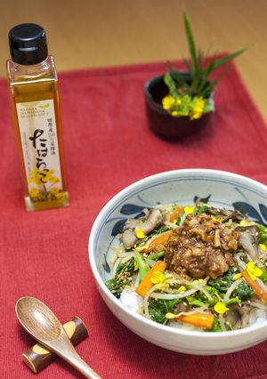 ヘルシー菜の花丼-レシピのメイン写真