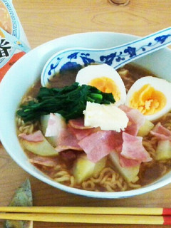 じゃがバタみそラーメン(サッポロ一番)-レシピのメイン写真