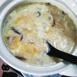 夜食・風邪に!卵おじや♪味噌×豆乳