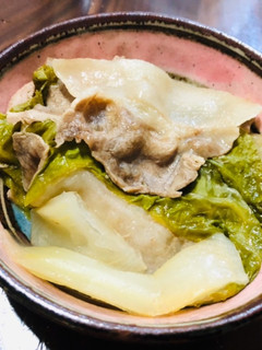 「なにわポーク」の豚バラと白菜の炊いたん-レシピのメイン写真