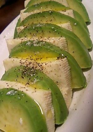 簡単おつまみ☆アボカ豆腐-レシピのメイン写真
