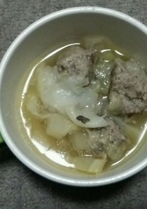 鴨つみれスープ-レシピのメイン写真