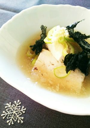 みぞれ湯豆腐☆マクロビ-レシピのメイン写真