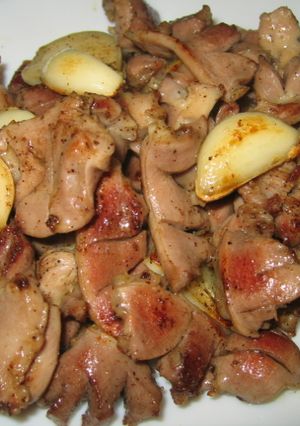 おいしさにびっくりすなずりのにんにく炒め-レシピのメイン写真