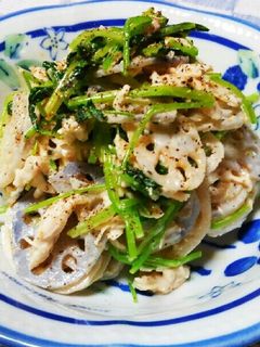 ★ササミとレンコンのごまマヨサラダ★-レシピのメイン写真
