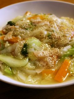 野菜あんかけ塩ラーメン-レシピのメイン写真