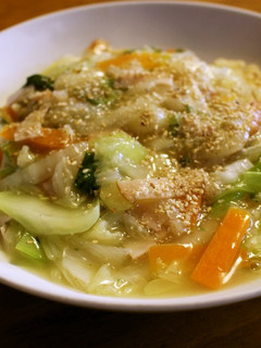野菜あんかけ塩ラーメン-レシピのメイン写真
