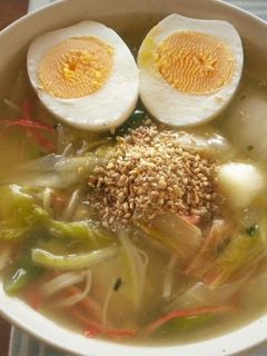 サッポロ一番でロボットあんかけラーメン-レシピのメイン写真