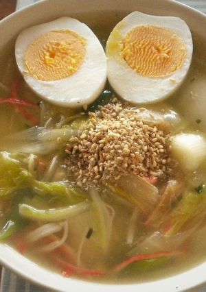 サッポロ一番でロボットあんかけラーメン-レシピのメイン写真
