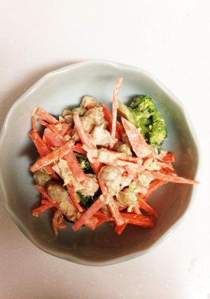 にんじんモリモリ簡単豆サラダ-レシピのメイン写真