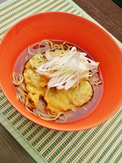 牡蠣好きにはたまらない♪牡蠣天蕎麦-レシピのメイン写真