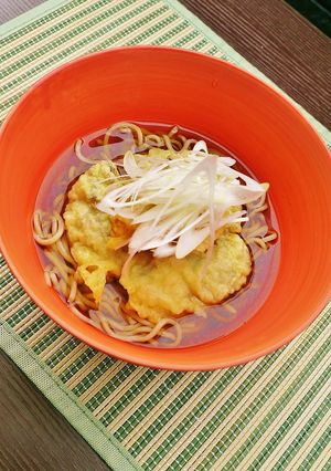 牡蠣好きにはたまらない♪牡蠣天蕎麦-レシピのメイン写真