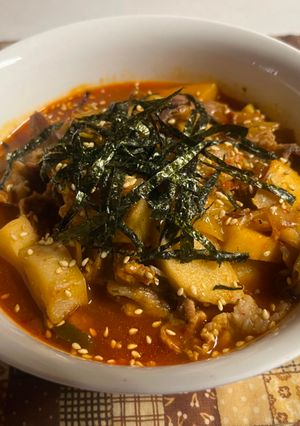 キムチ芋煮-レシピのメイン写真