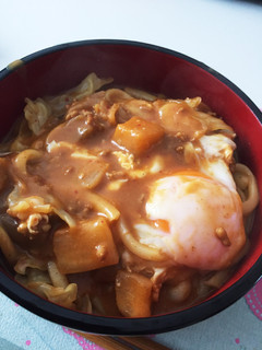 カレーリメイク☆キムチカレーうどん-レシピのメイン写真