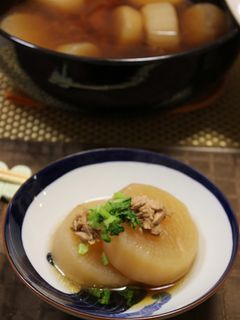 節約*水出汁+めんつゆで簡単!ツナ大根煮-レシピのメイン写真
