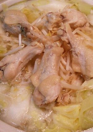 簡単！鶏塩鍋～ニンニク風味～-レシピのメイン写真