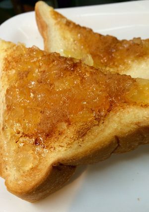 マヨネーズが隠し味！アップルトースト-レシピのメイン写真