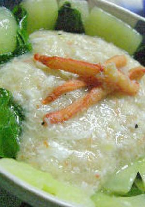 青梗菜のかにあんかけ-レシピのメイン写真