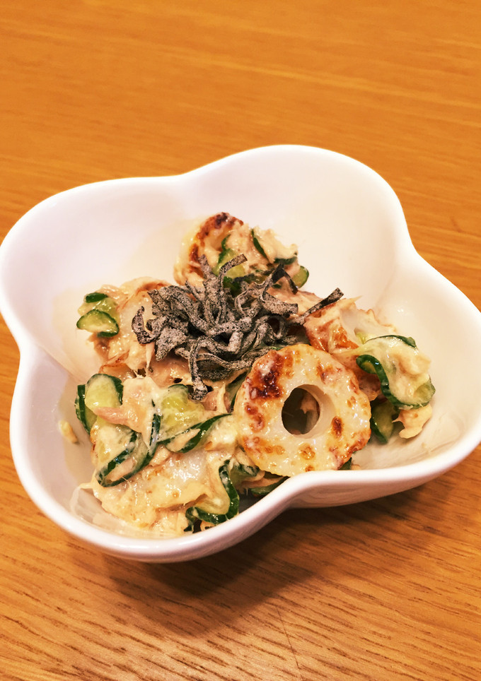 簡単！焼きちくわのゴママヨ和え-レシピのメイン写真