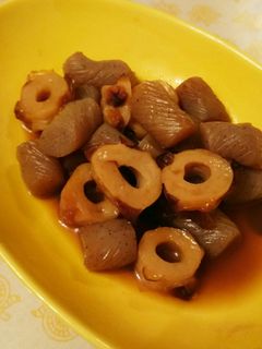 竹輪と蒟蒻の煮物-レシピのメイン写真