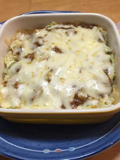 残りカレーで!キャベツのカレーチーズ焼き-レシピのメイン写真