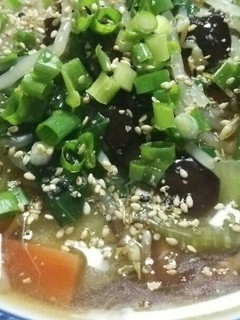 サッポロ一番ごま味ラーメン☆野菜あんかけ-レシピのメイン写真