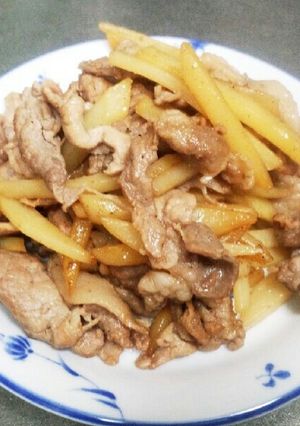 豚コマ•じゃが炒め-レシピのメイン写真