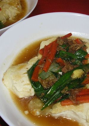 【初心者の簡単】あんかけ豆腐-レシピのメイン写真