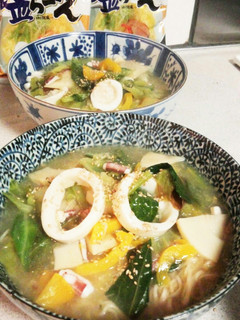 サッポロ一番あんかけ塩ラーメン-レシピのメイン写真