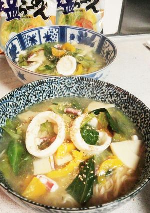 サッポロ一番あんかけ塩ラーメン-レシピのメイン写真