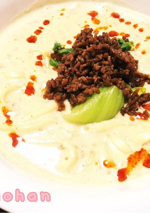 濃厚☆坦々風ゴマ味噌豆乳うどん-レシピのメイン写真