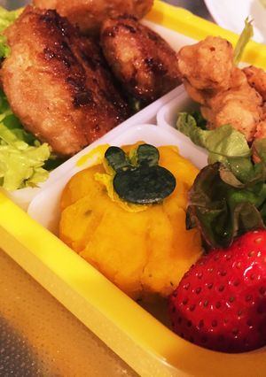 簡単！かぼちゃの茶巾風！-レシピのメイン写真
