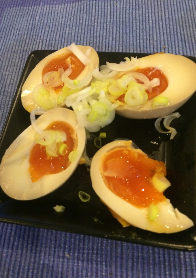 ル・クルーゼで超簡単半熟煮卵（つゆ節約版-レシピのメイン写真