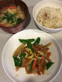 残った鯛の塩焼と松茸の吸い物で作る鯛めし-レシピのメイン写真
