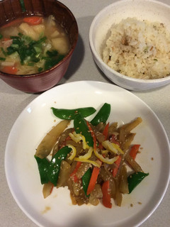 残った鯛の塩焼と松茸の吸い物で作る鯛めし-レシピのメイン写真