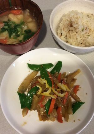 残った鯛の塩焼と松茸の吸い物で作る鯛めし-レシピのメイン写真