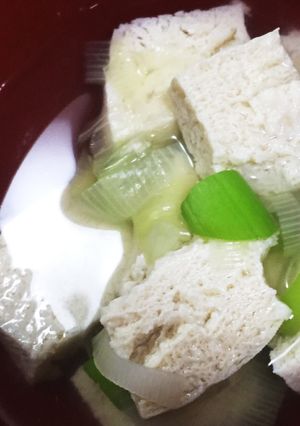 飛騨高山 冷凍豆腐（凍み豆腐）の吸い物-レシピのメイン写真