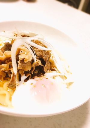 ♪超簡単♪汁まで完食肉うどん！！-レシピのメイン写真