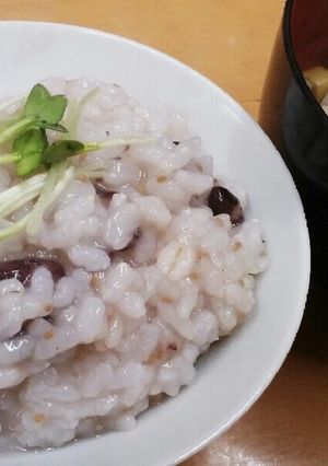 七草無いから雑穀小豆でお粥さん-レシピのメイン写真
