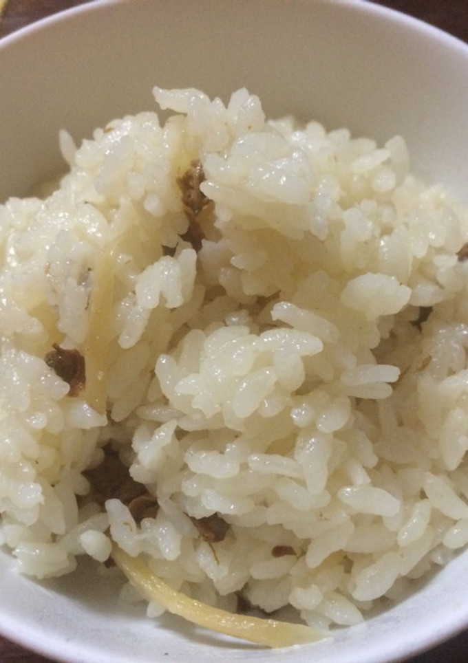 しじみの佃煮を使った炊き込みご飯-レシピのメイン写真